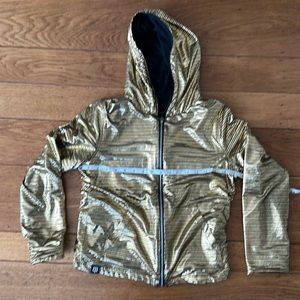 Betabrand Reversible Disco Hoodie